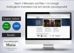 Rechtsanwalt - Anwaltskanzlei - Online-Marketing - SEO